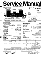 Technics - STCH-570 - Service manual 
